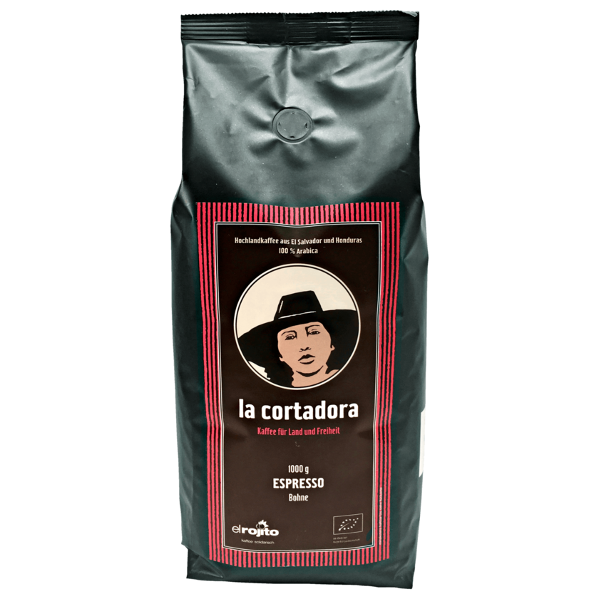 El Rojito La Cortadora Bio Espresso ganze Bohne 1kg